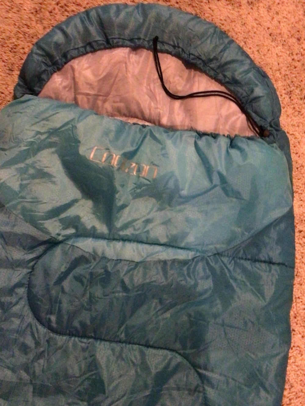 Teal Women’s Sleeping Bag Tote -